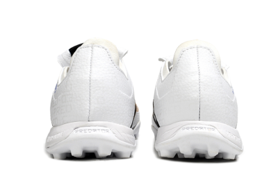 Unisex Adidas Predator 25 Elite Foldover Tongue TF Football Shoes - White/Black/Gold
