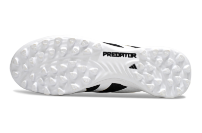 Unisex Adidas Predator 25 Elite Foldover Tongue TF Football Shoes - White/Black/Gold