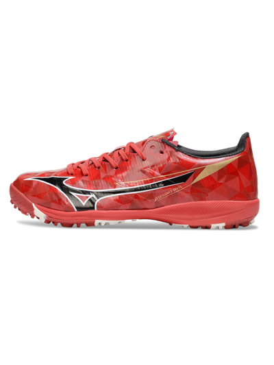 Men's Mizuno Morelia Alpha Beta TF Football Shoes - Red/Black/White
