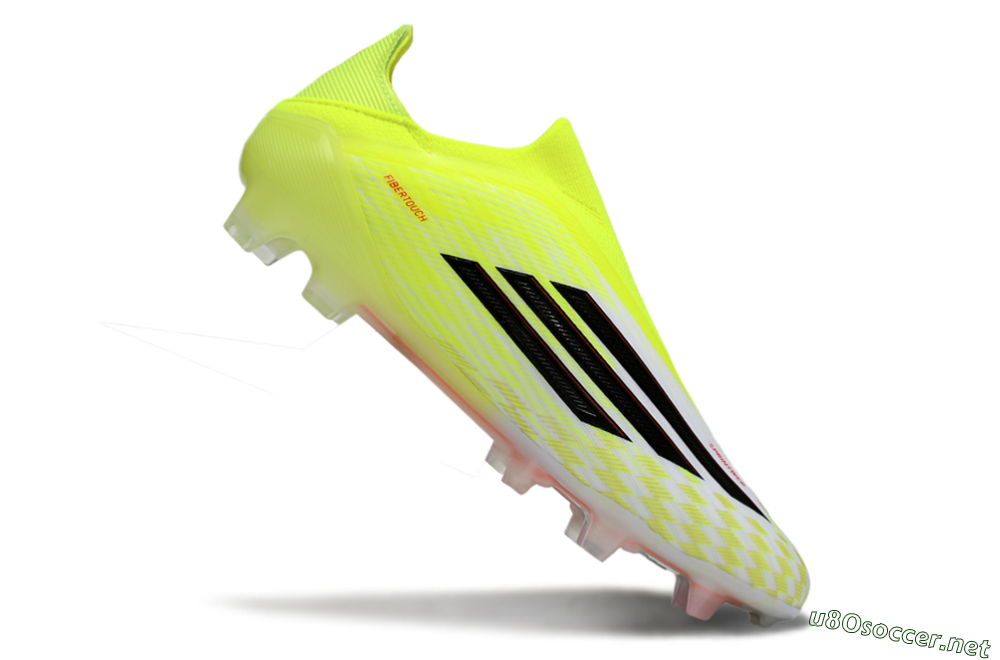 Men's Adidas F50 Elite FG Football Boots - Yellow/White/Black 4