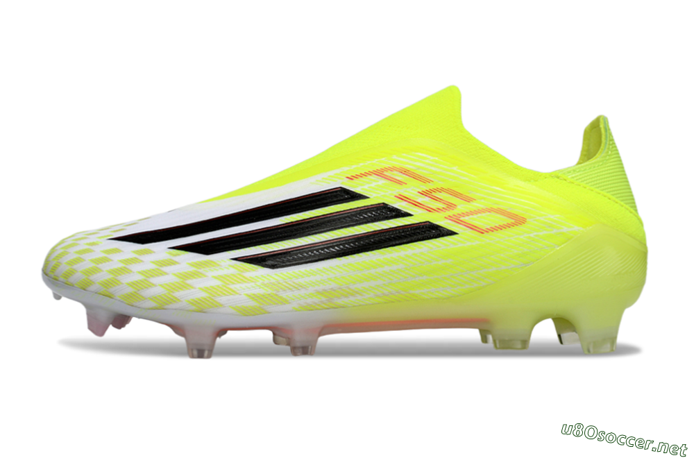 Men's Adidas F50 Elite FG Football Boots - Yellow/White/Black 0