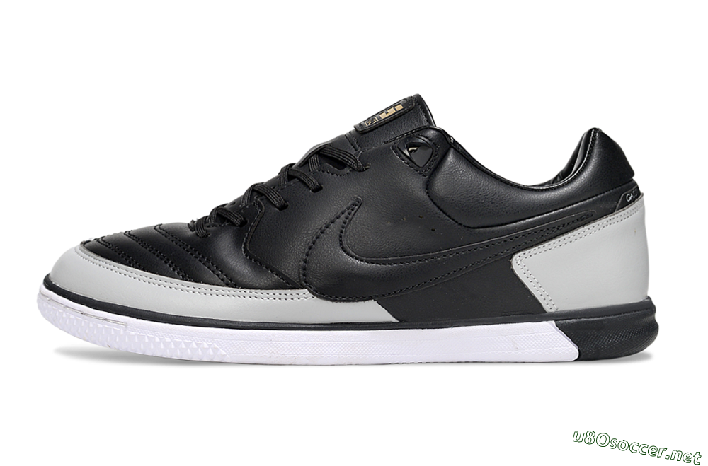 Men's Nike Lunar Gato 2 IC Football Shoes - Black/Grey/White 0