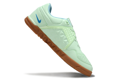 Men's Nike Lunar Gato 2 IC Football Shoes - Jade/Blue/Brown