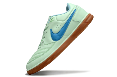 Men's Nike Lunar Gato 2 IC Football Shoes - Jade/Blue/Brown