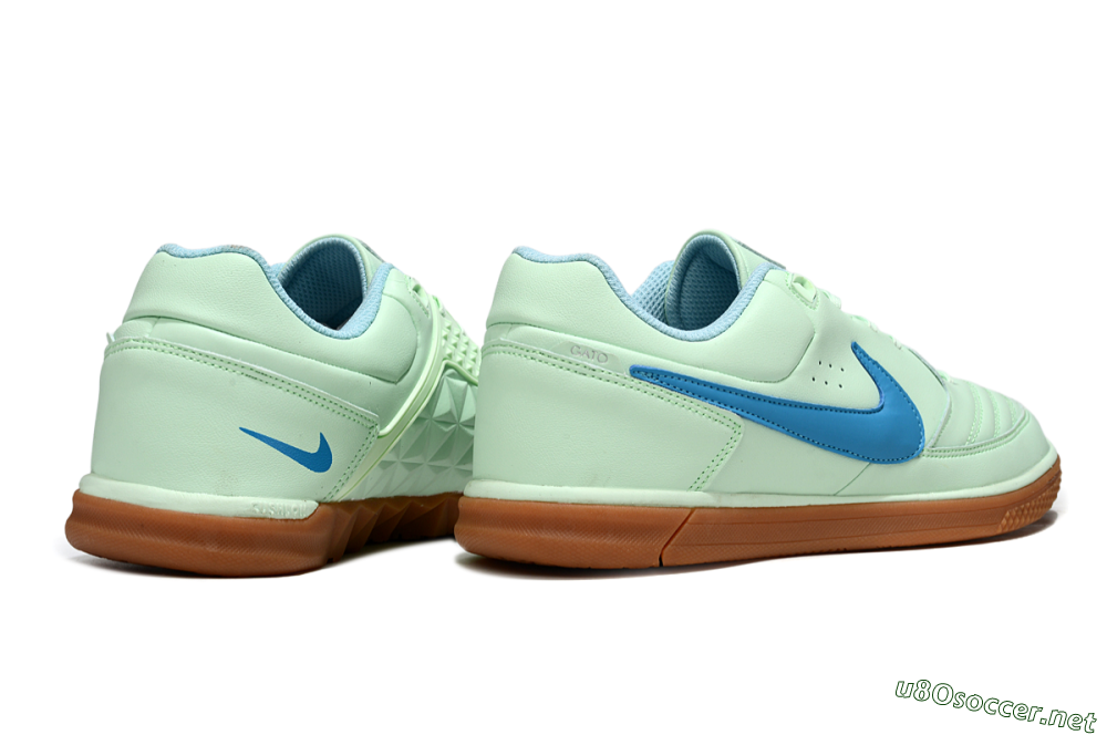 Men's Nike Lunar Gato 2 IC Football Shoes - Jade/Blue/Brown 6