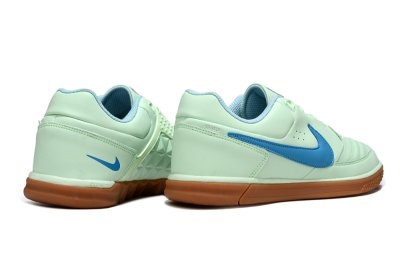 Men's Nike Lunar Gato 2 IC Football Shoes - Jade/Blue/Brown