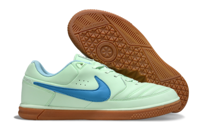 Men's Nike Lunar Gato 2 IC Football Shoes - Jade/Blue/Brown