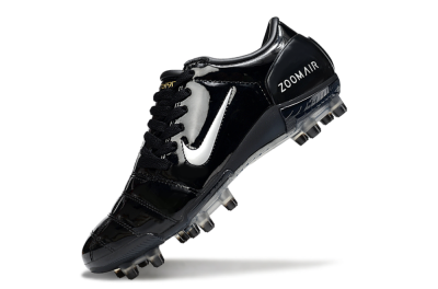 Men's Nike Air Zoom Total 90 III FG Football Boots - Black/White