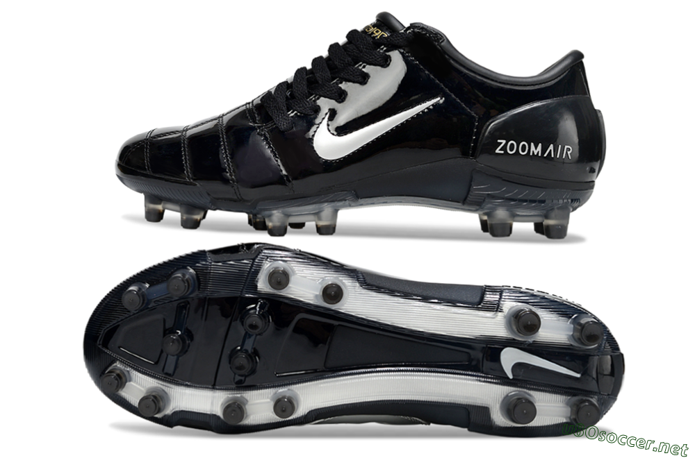 Men's Nike Air Zoom Total 90 III FG Football Boots - Black/White 1