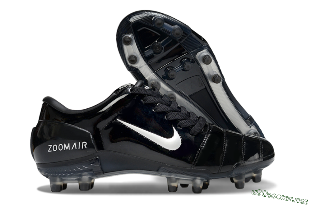 Men's Nike Air Zoom Total 90 III FG Football Boots - Black/White 2