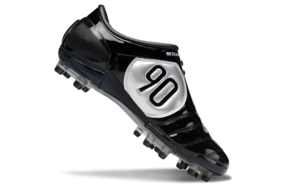 Men's Nike Air Zoom Total 90 III FG Football Boots - Black/White