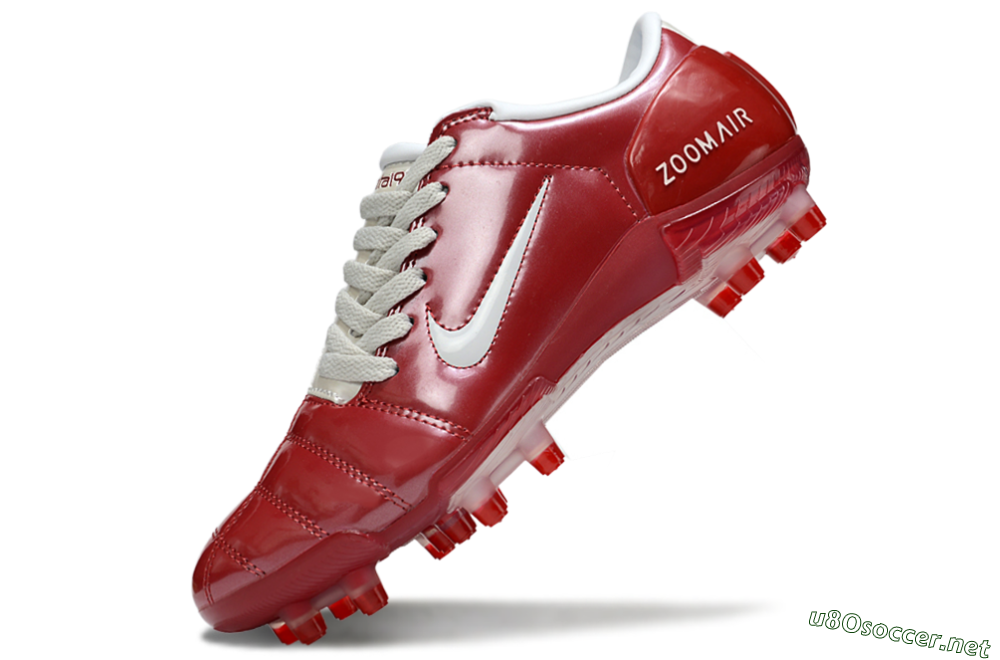 Men's Nike Air Zoom Total 90 III FG Football Boots - Red/White 5