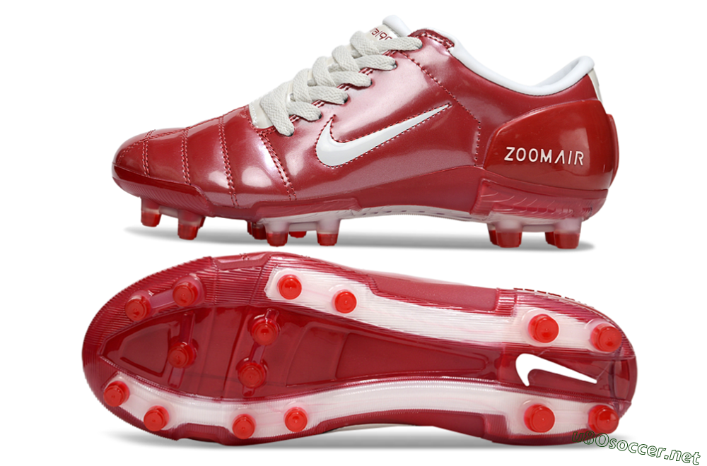 Men's Nike Air Zoom Total 90 III FG Football Boots - Red/White 1