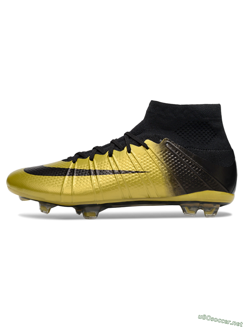 Men's Nike Zoom Mercurial Superfly 4 Elite FG Football Boots - Gold/Black/White 0