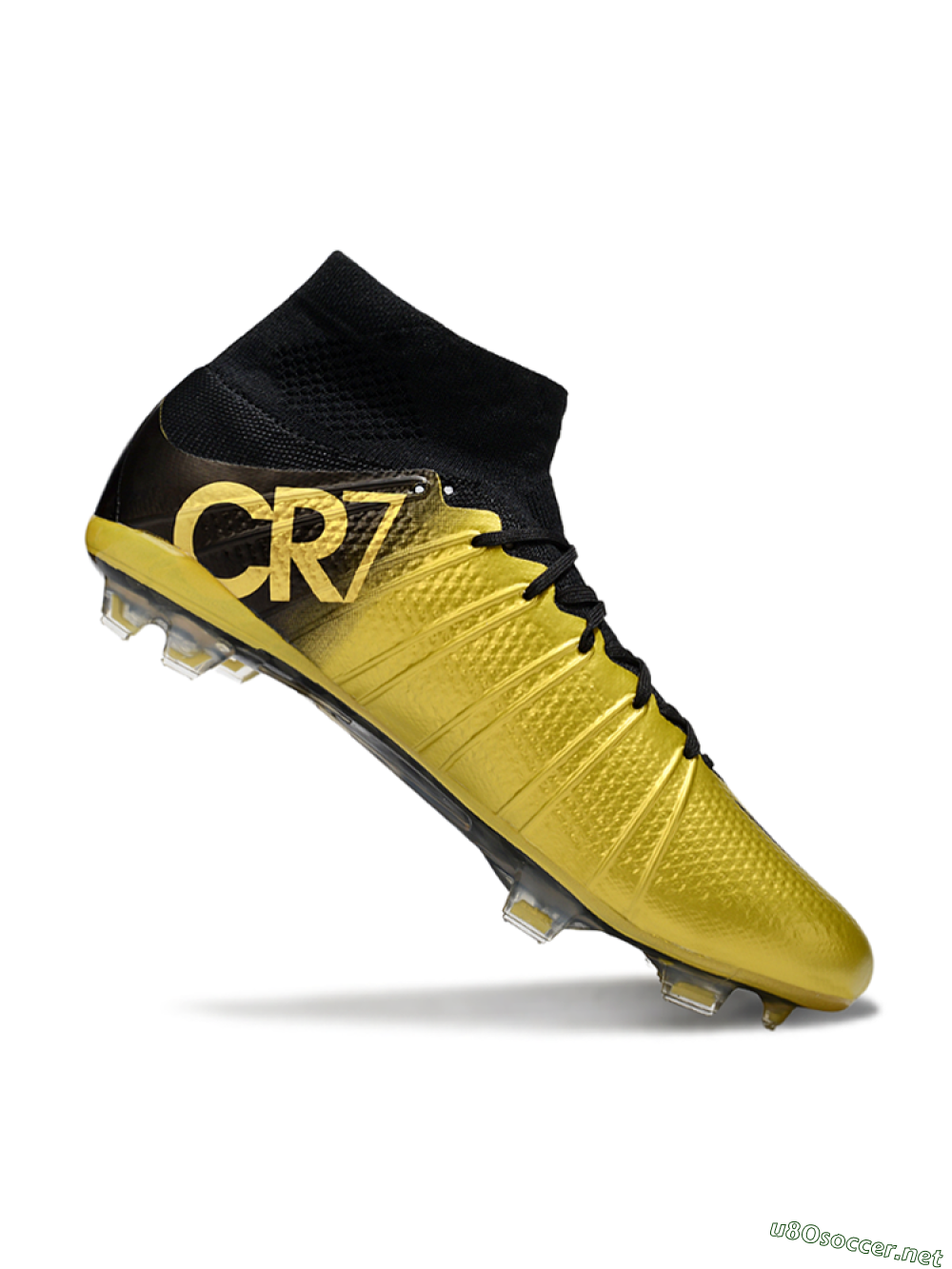 Men's Nike Zoom Mercurial Superfly 4 Elite FG Football Boots - Gold/Black/White 4
