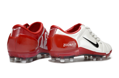 Men's Nike Air Zoom Total 90 III FG Football Boots - Beige/Black/Red