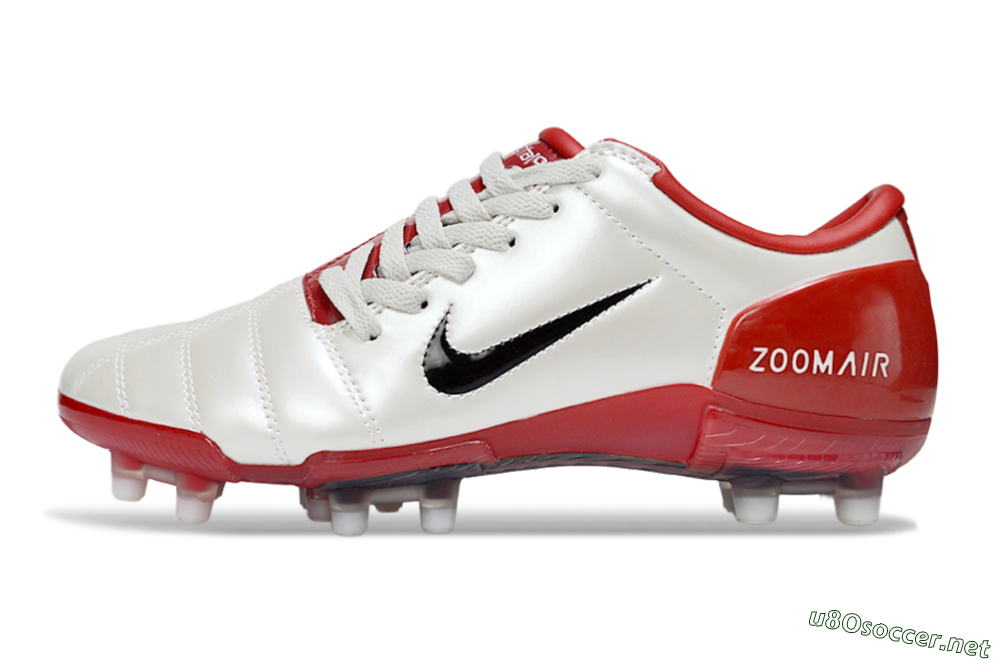 Men's Nike Air Zoom Total 90 III FG Football Boots - Beige/Black/Red 0