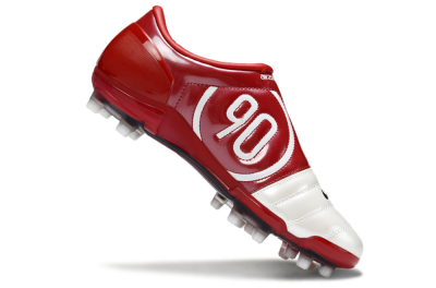Men's Nike Air Zoom Total 90 III FG Football Boots - Beige/Black/Red