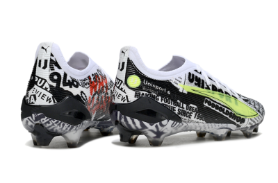 Men's Puma Ultra Ultimate FG Football Boots - Black/White/Red