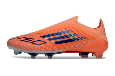 Unisex Adidas F50 Elite Laceless FG Football Boots - Red/Blue/Silver