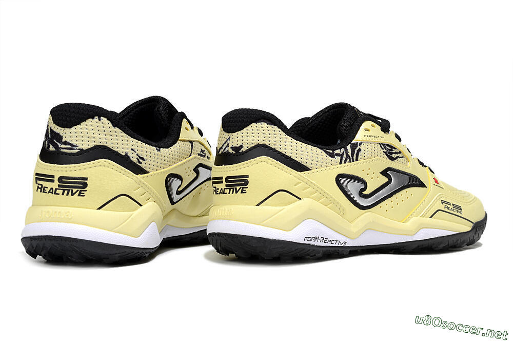 Men's Joma Top Flex TF Football Shoes - Yellow/Silver/Black 6