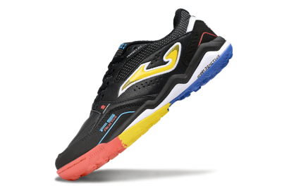 Men's Joma Top Flex TF Football Shoes - Black/Yellow/Red