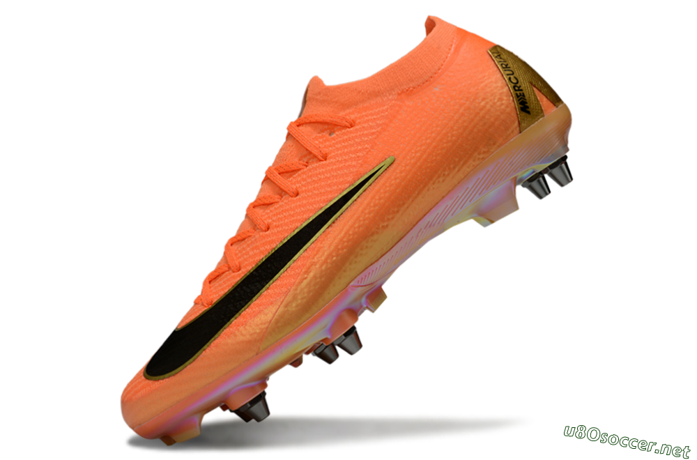 Men's Nike Air Zoom Mercurial Vapor 16 Elite SG Football Boots - Red/Black/Gold 5