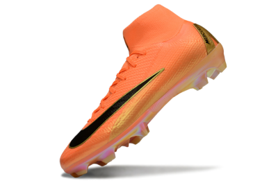 Unisex Nike Air Zoom Mercurial Superfly 10 Elite FG Football Boots - Red/Black/Gold
