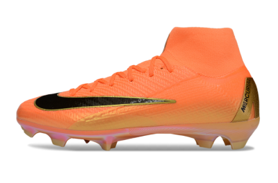 Unisex Nike Air Zoom Mercurial Superfly 10 Elite FG Football Boots - Red/Black/Gold