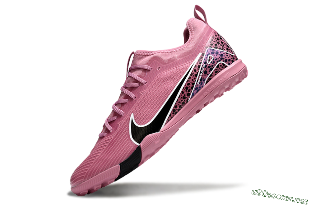 Unisex Nike Air Zoom Mercurial Vapor 16 Pro TF Football Shoes - Pink/Black/Silver 5