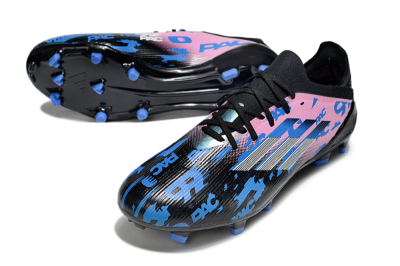 Unisex Adidas F50 Elite FG Football Boots - Black/Blue/Pink