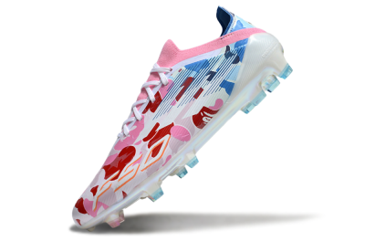 Unisex Adidas F50 Elite FG Football Boots - Pink/Whtie/Blue/Red