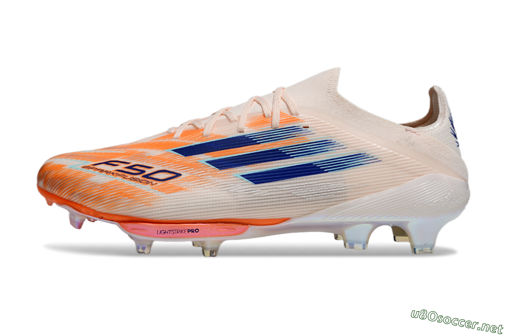 Men's Adidas F50+ Lightstrike Pro FG Football Boots - Pink/Red/Blue 0