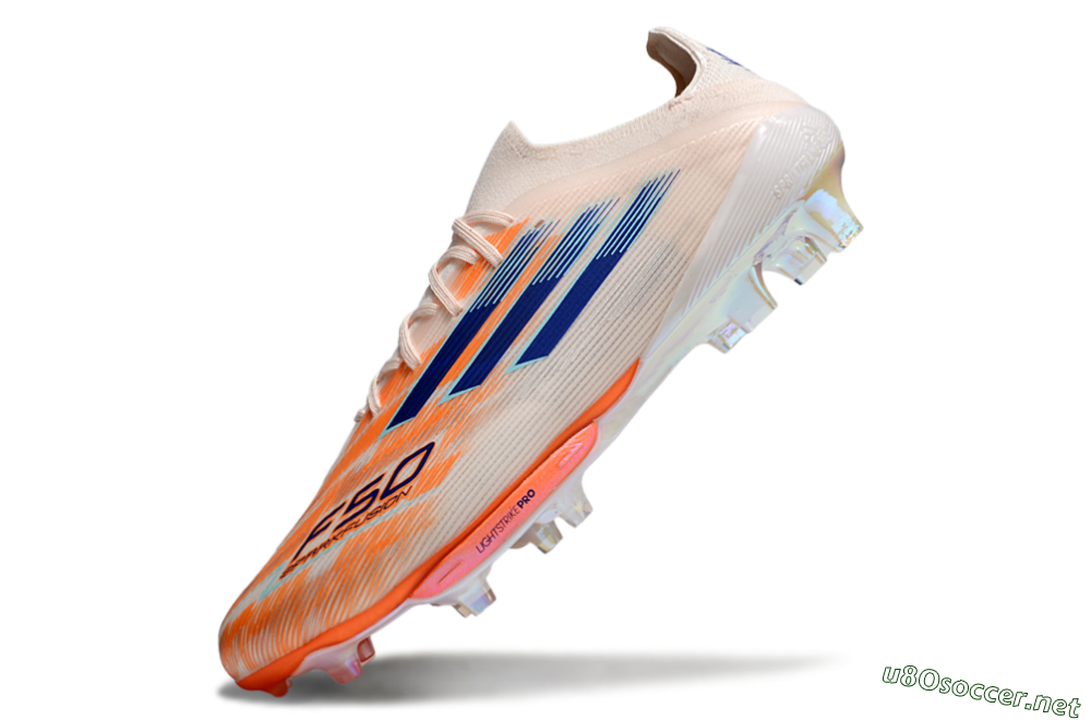 Men's Adidas F50+ Lightstrike Pro FG Football Boots - Pink/Red/Blue 5