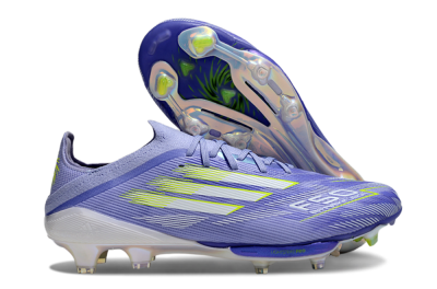 Men's Adidas F50+ Lightstrike Pro FG Football Boots - Blue/White/Yellow