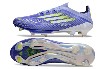 Men's Adidas F50+ Lightstrike Pro FG Football Boots - Blue/White/Yellow