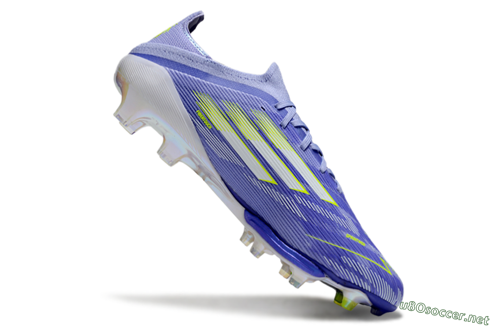 Men's Adidas F50+ Lightstrike Pro FG Football Boots - Blue/White/Yellow 4