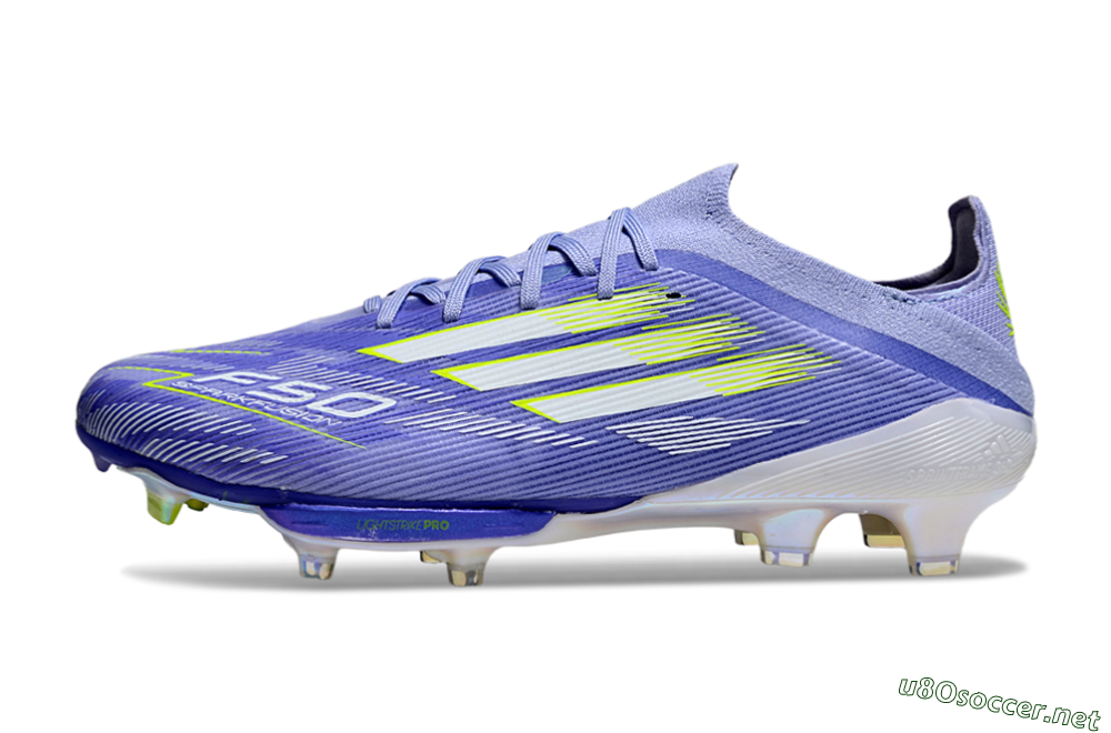 Men's Adidas F50+ Lightstrike Pro FG Football Boots - Blue/White/Yellow 0