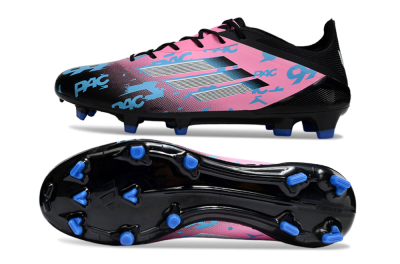 Unisex Adidas F50 Elite PAC FG Football Boots - Black/Blue/Pink