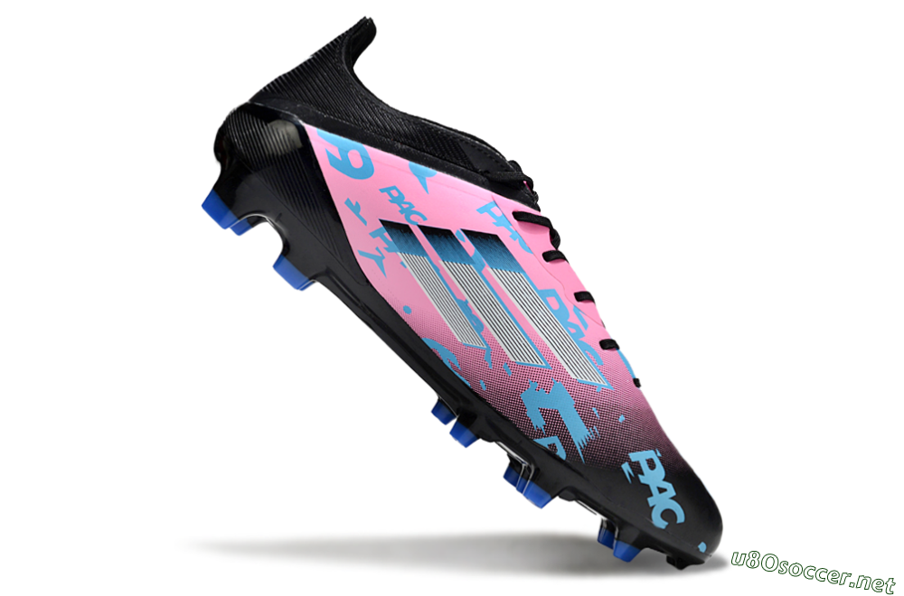 Unisex Adidas F50 Elite PAC FG Football Boots - Black/Blue/Pink 4