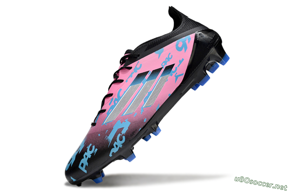 Unisex Adidas F50 Elite PAC FG Football Boots - Black/Blue/Pink 5
