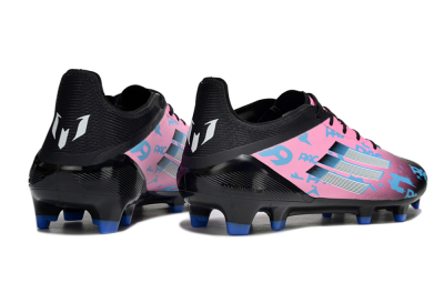 Unisex Adidas F50 Elite PAC FG Football Boots - Black/Blue/Pink