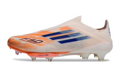 Men's Adidas F50+ Lightstrike Pro Laceless FG Football Boots - Pink/Red/Blue