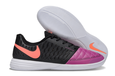 Unisex Nike Lunar Gato 2 IC Football Shoes - Pink/Black/Red