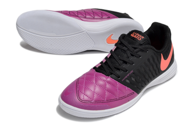 Unisex Nike Lunar Gato 2 IC Football Shoes - Pink/Black/Red