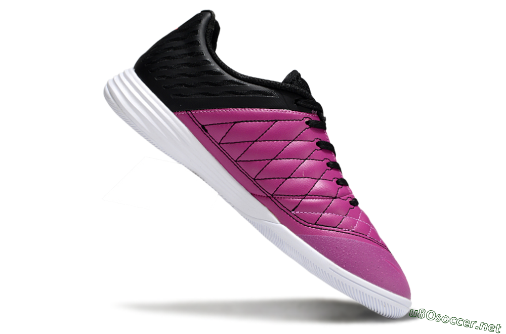 Unisex Nike Lunar Gato 2 IC Football Shoes - Pink/Black/Red 4