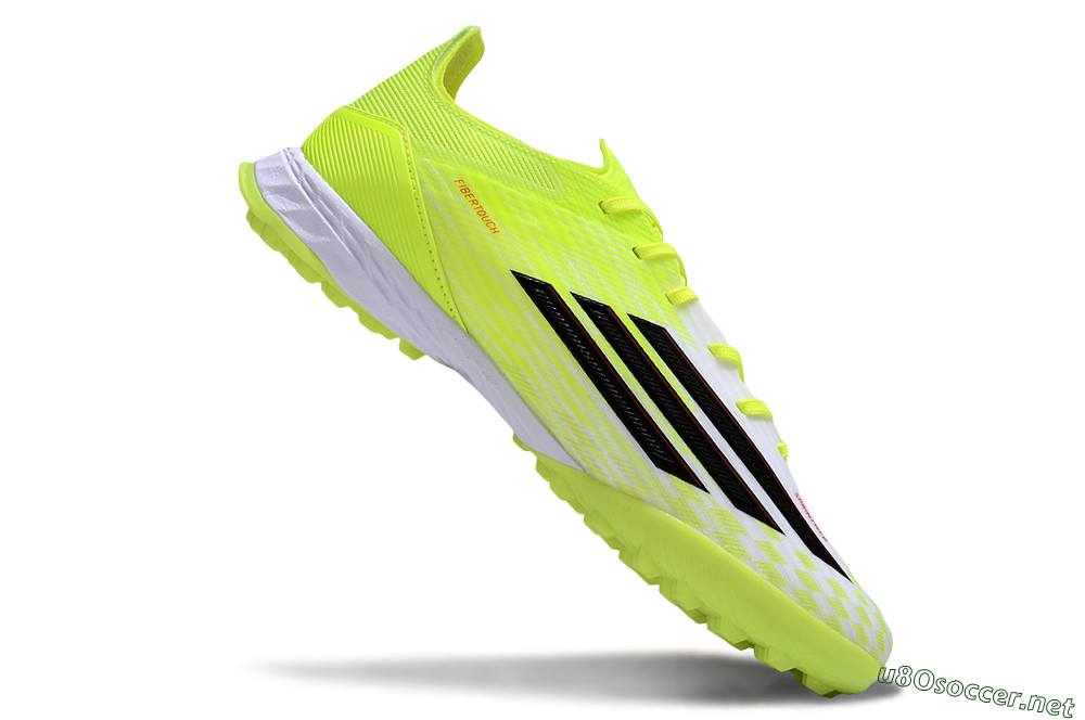 Men's Adidas F50 Pro TF Football Shoes - Yellow/Black/Red 4