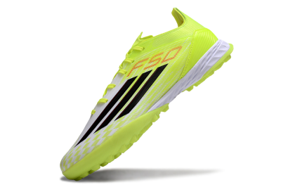 Men's Adidas F50 Pro TF Football Shoes - Yellow/Black/Red