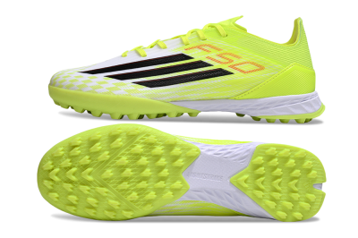 Men's Adidas F50 Pro TF Football Shoes - Yellow/Black/Red