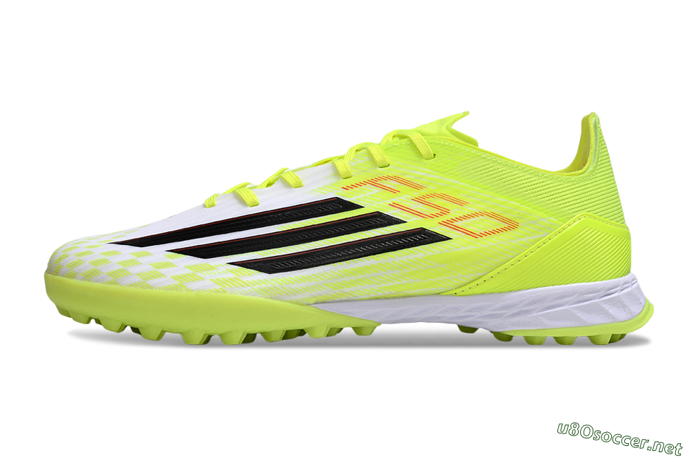 Men's Adidas F50 Pro TF Football Shoes - Yellow/Black/Red 0
